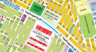 DHA 9 Town Map