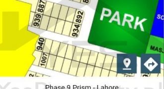 1 KANAL PLOT FOR SALE IN DHA PHASE 9 PRISM