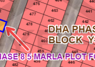 DHA PHASE 8 5 MARLA PLOT FOR SALE