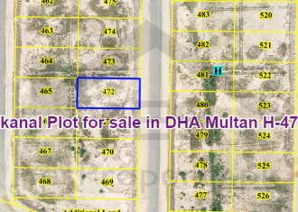 1 kanal Plot for sale in DHA Multan H-472