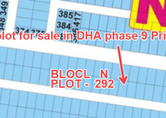 1 kanal plot for sale in DHA phase 9 Prism N-292