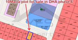 10Marla plot for sale in DHA PHASE 6 LAHORE