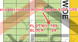 5Marla plot for sale in DHA phase 8 IVY GREEN