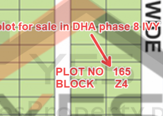 5Marla plot for sale in DHA phase 8 IVY GREEN