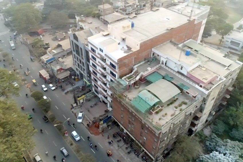 Commercial Plaza for Sale on Davis Road Lahore – Current Rental Income 25 Lakh – Hot Offer