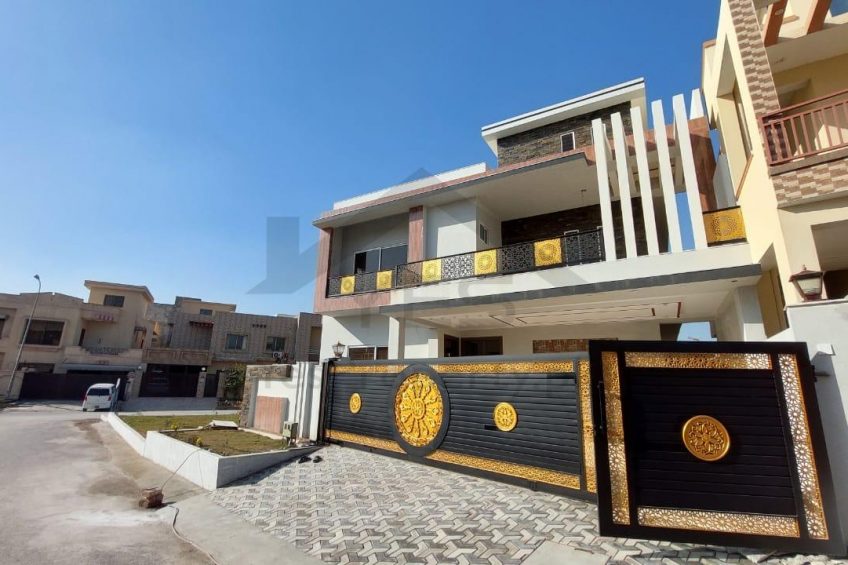 12 Marla New Luxury Corner House For Sale Media Town Near By Islamabad Highway