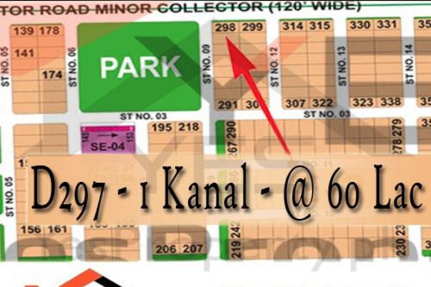 1 Kanal Plot D-297 DHA MULTAN