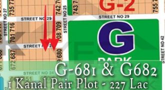 1 Kanal Pair Plot G-81 & G-82 DHA MULTAN