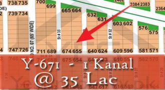 1 Kanal Plot Y-671 DHA MULTAN