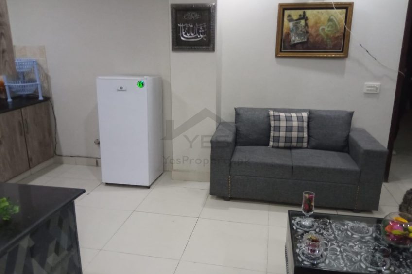 One Bedroom fully furnished apartment is available for rent in Bahria Town Lahore