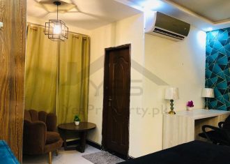 One bed full furnished apartment available for rent in bahria town Lahore