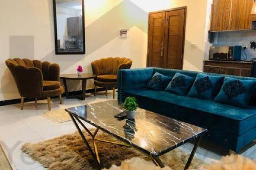 One bed full furnished apartment available for rent in bahria town Lahore