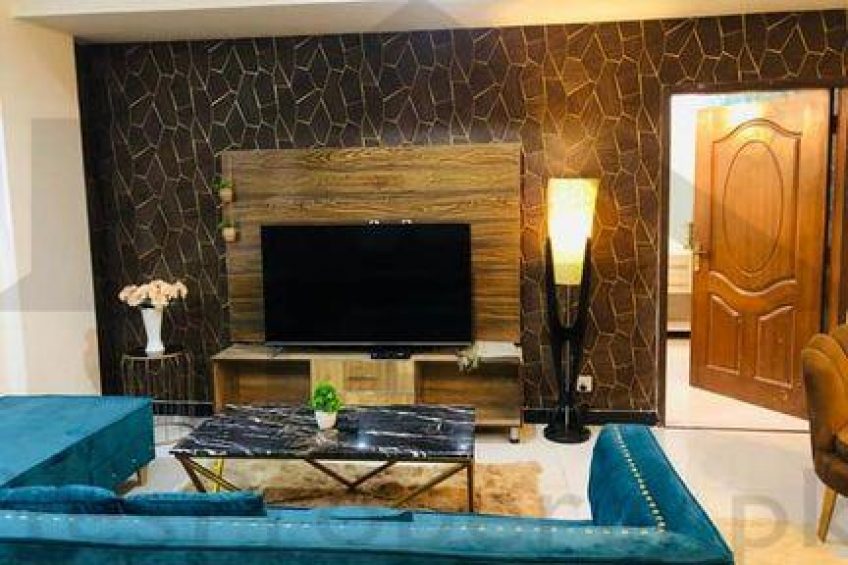 One bed full furnished apartment available for rent in bahria town Lahore