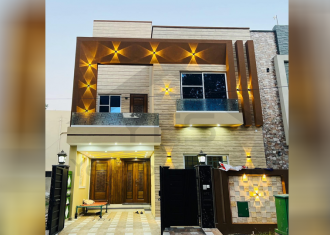 5 marla stylish elevation brand new house for sale in bahria town lahore